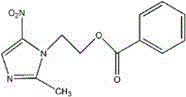 Process flow diagram illustrating the synthesis and solvent recovery cycle of Metronidazole Benzoate