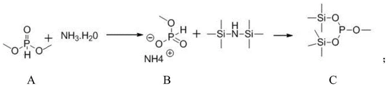 Synthesis of Intermediate C via ammonium salt and silylation