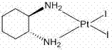 Structure of the key intermediate cis-diiodo-((1R,2R)-1,2-cyclohexanediamine) platinum (II)