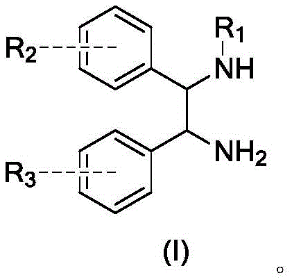 General structure of mono-substituted amine (I) versus the disubstituted impurity formed in symmetric diamines
