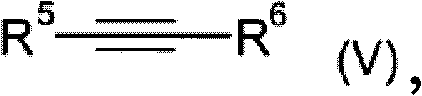 General formula for Acetylenic compound (V) used in the vinylization step
