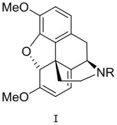 Chemical structure of Morphine Intermediate Formula I showing the complex five-ring fused system