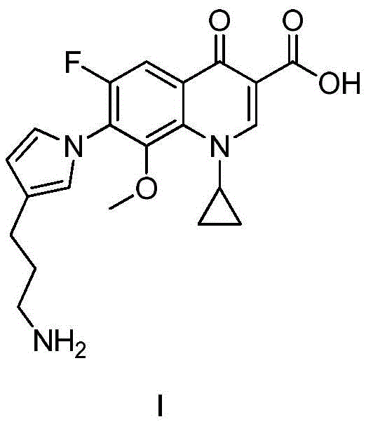 Chemical structure of Moxifloxacin degradation impurity J (Compound I)