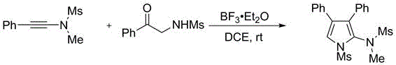 Specific example of pyrrole derivative synthesis demonstrating substrate versatility