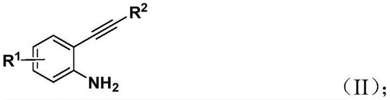 General structure of 2-alkynyl aniline substrate