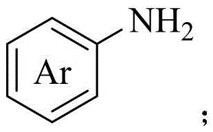 General structure of aryl primary amine substrates showing diverse aromatic systems