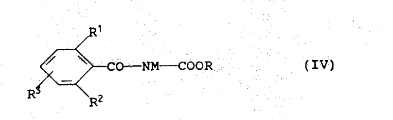 Structure of the stable alkali metal salt intermediate (Formula IV)