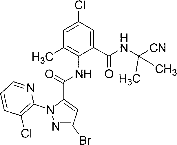 Chemical structure of bioactive N-(cyanoalkyl) benzamide compound 1.14