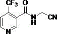 Chemical structure of Flonicamid showing the pyridine backbone and trifluoromethyl groups