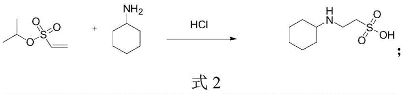 Alternative synthesis route using isopropyl vinylsulfonate highlighting expensive raw materials and harsh conditions