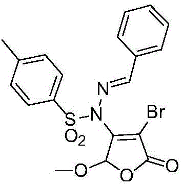 Structure of Compound 1 showing specific substitution pattern for antitumor activity