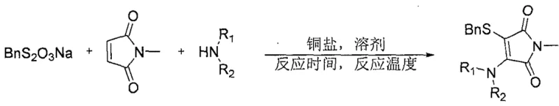 General reaction scheme of the novel copper-catalyzed three-component coupling using Bunte salts