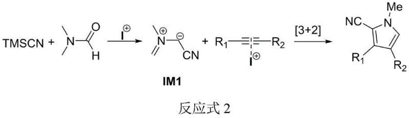 Novel reaction mechanism showing NaI catalysis and IM1 intermediate formation