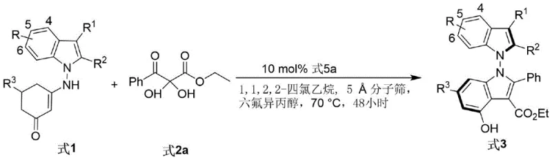 Reaction scheme showing substrate scope and synthesis of various N-N axis chiral bisindole derivatives
