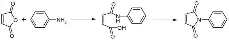 Traditional two-step synthesis route using acetic anhydride showing intermediate isolation