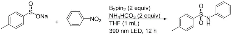 Specific example of N-substituted benzenesulfonamide synthesis yielding 94%