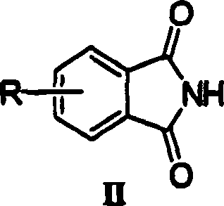 Chemical structure of Phthalimide (Formula II) reactant