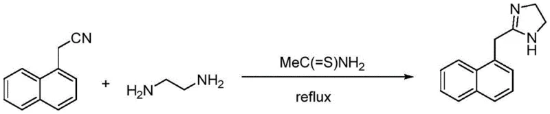 Alternative conventional route using thioacetamide requiring toxic solvents