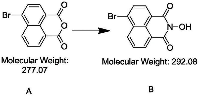 Step 1 reaction mechanism showing condensation to form hydroxyimide intermediate