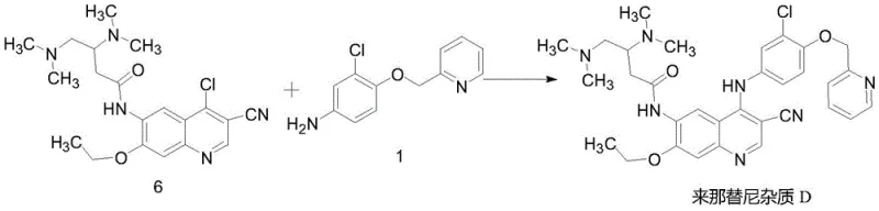 Final coupling step using Zinc Nitrate catalyst to form Neratinib Impurity D
