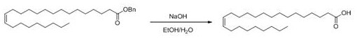Hydrolysis of nervonic acid ester to yield final nervonic acid