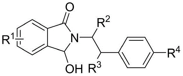 General reaction scheme for nickel-catalyzed intramolecular alkylation of 3-hydroxy-2-phenethyl-isoindolin-1-ones