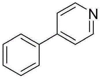 Chemical structure of 4-phenylpyridine synthesized via the novel nickel-catalyzed method