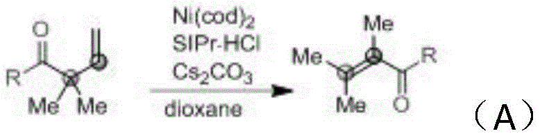 General reaction scheme for Nickel-catalyzed isomerization of beta,gamma-unsaturated ketones to alpha,beta-unsaturated ketones