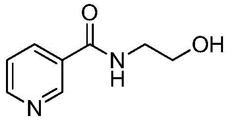 Structure of the key intermediate N-(2-hydroxyethyl)nicotinamide
