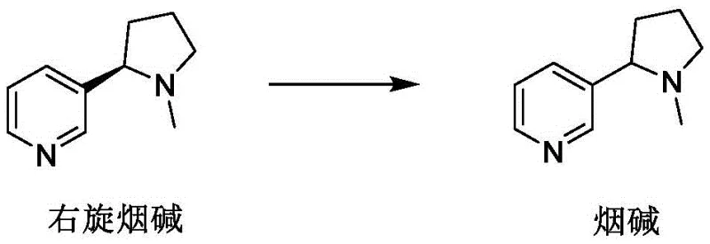 General reaction scheme showing acid recovery and base-catalyzed racemization steps
