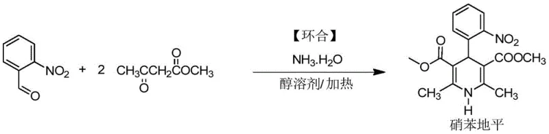 Classic one-pot Hantzsch synthesis route for Nifedipine showing potential side reactions