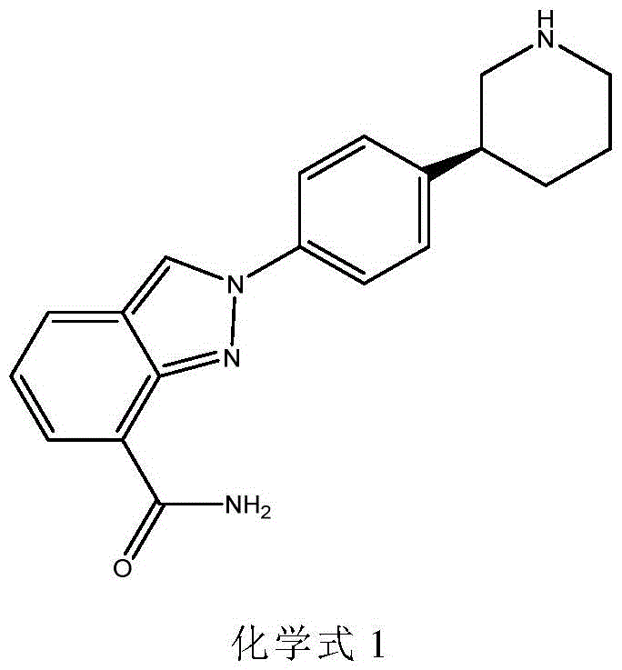 Chemical structure of Niraparib (CAS 1038915-60-4)