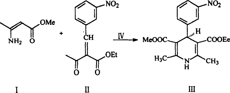 Stereoselective condensation reaction producing single isomer nitrendipine using chiral phase transfer catalyst