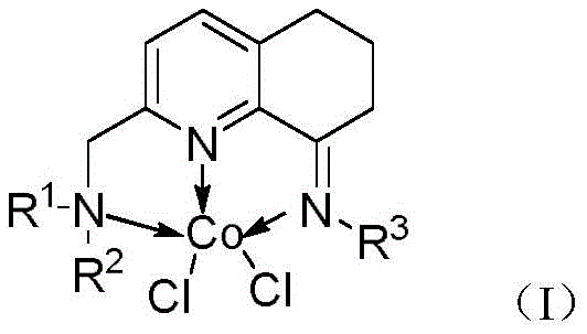 General structure of amine pyridine imine tridentate nitrogen ligand cobalt complex catalyst
