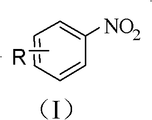General reaction scheme showing the conversion of arylboronic acids to nitrobenzene compounds using Cu catalyst and MNO2