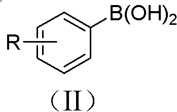 General structural formula of arylboronic acid compounds (II)
