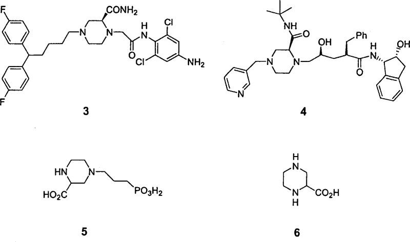 General structural formula of the synthesized nitrogen heterocyclic compounds showing variable substituents R1-R5 and heteroatom Y