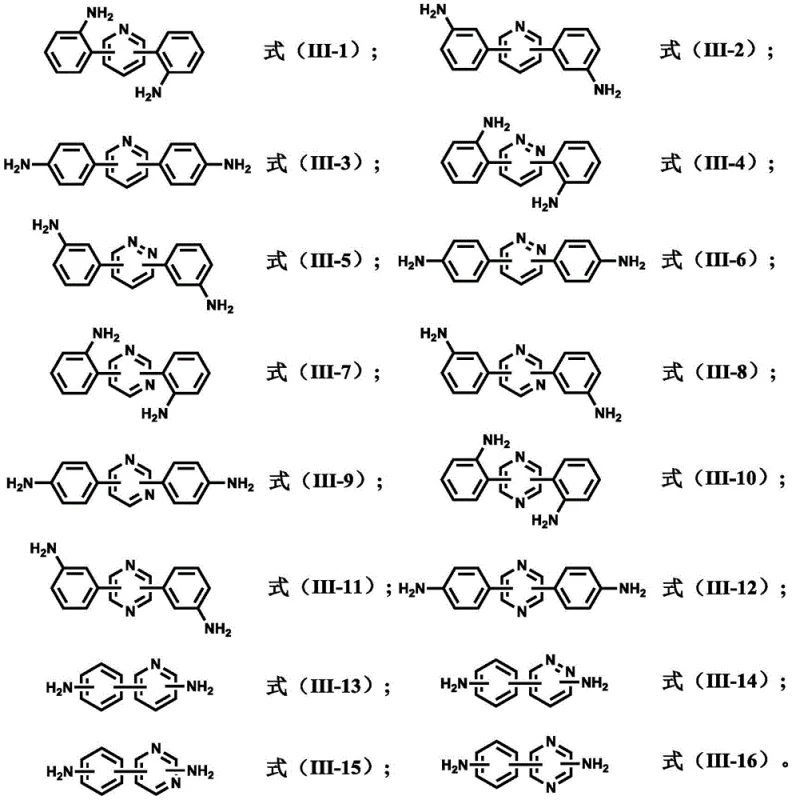 Diverse structures of nitrogen-containing aromatic heterocyclic diamines synthesized via the novel one-step method