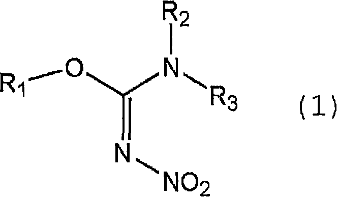 Chemical structure of Nitroisourea derivative General Formula 1