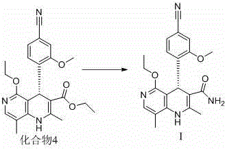 Final conversion of Compound 4 to Non-neferitone (Compound I) using ammonia