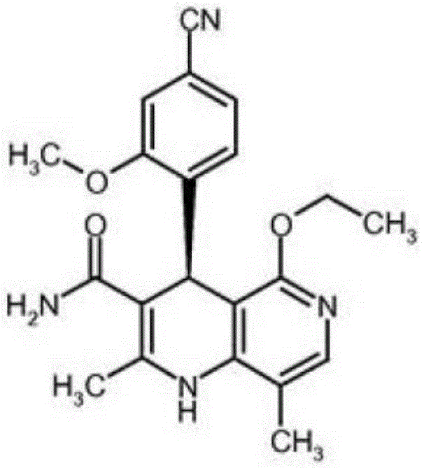 Chemical structure of Non-neridone showing the core naphthyridine scaffold