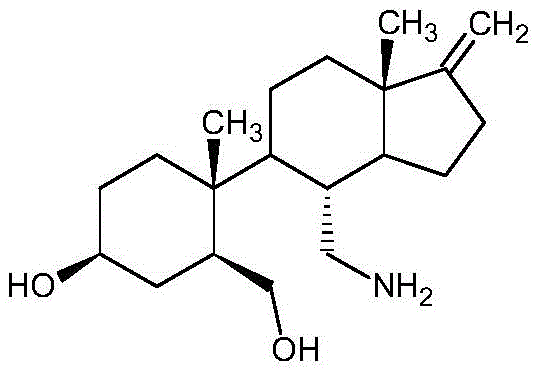 Chemical structure of Norspeltol (Rosiptor) free base