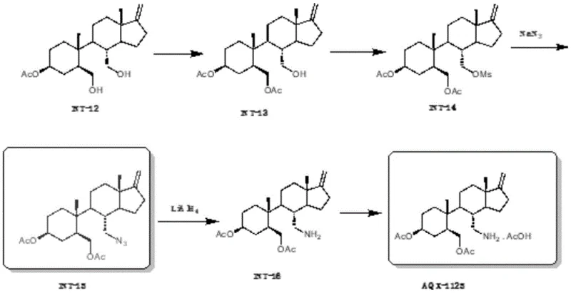 Conventional synthesis route showing hazardous azide and LiAlH4 usage