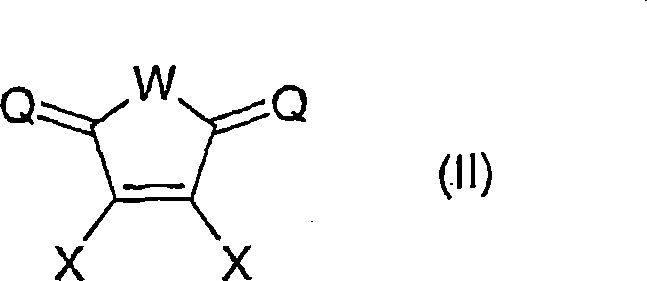 General Formula II showing the precursor dione structure for ligand synthesis