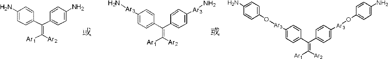 General structural formula of the novel functional diamine monomer showing variable Ar groups
