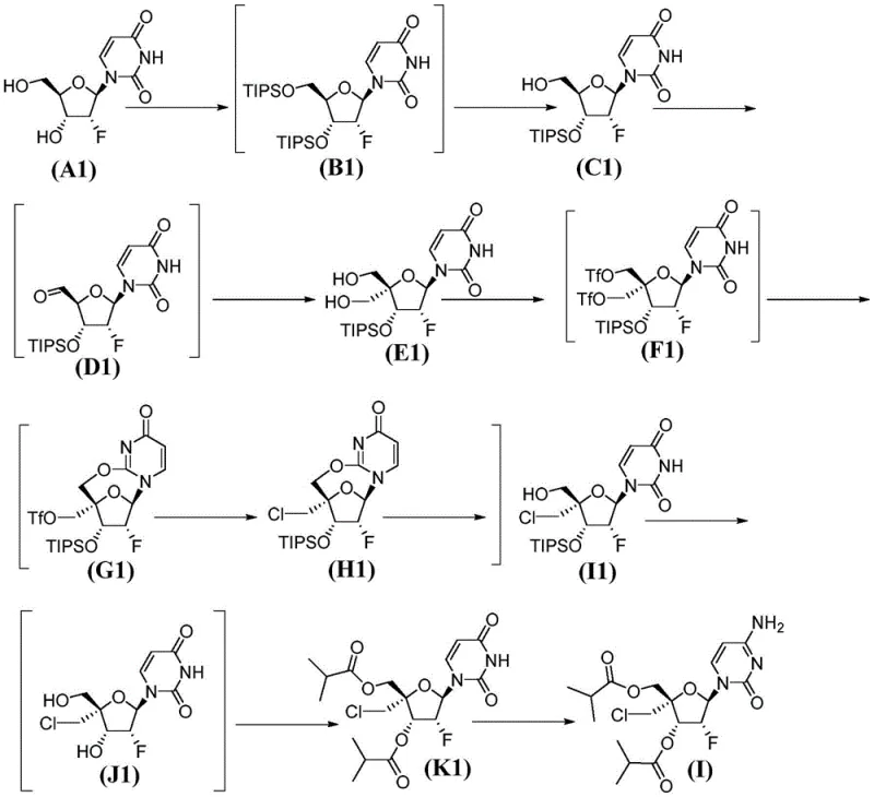 Detailed experimental procedure and reaction conditions for the synthesis of Compound I
