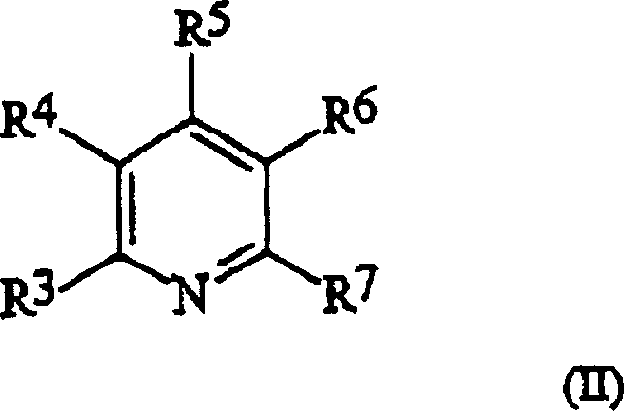 General Formula II depicting substituted pyridine structures like collidine used as activators