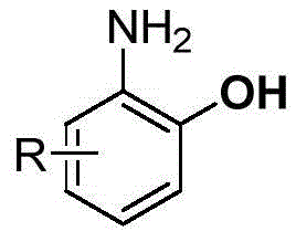 General structural formula of o-aminophenol derivatives showing variable R groups