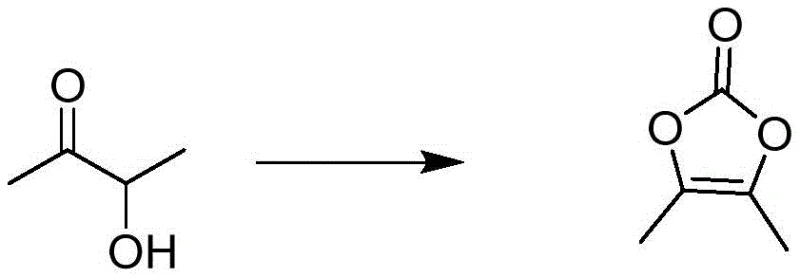 Synthesis of DMDO from 3-hydroxy-2-butanone using solid phosgene