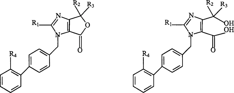 General reaction scheme showing the ring-opening hydrolysis from Formula I to Formula II